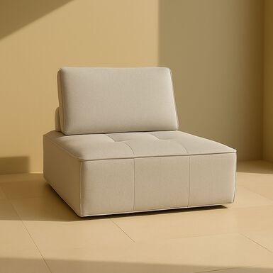 Sofá modular/butaca de algodón Hugo 100x110x82cm