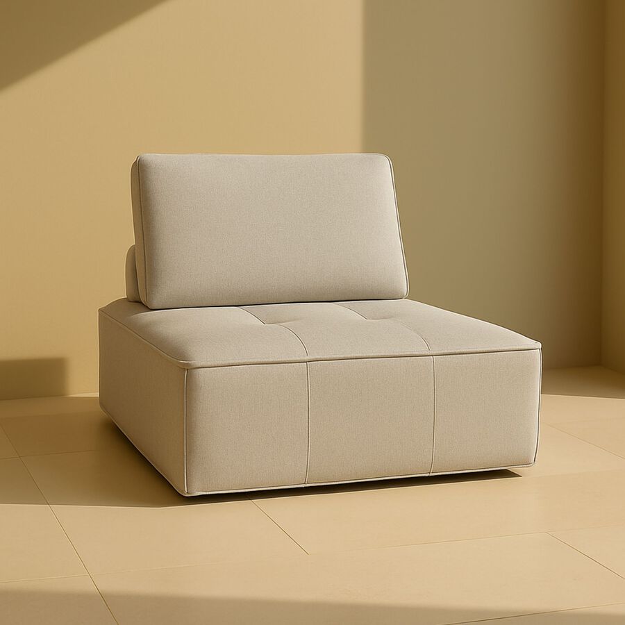 Sofá modular/butaca de algodón Hugo 100x110x82cm