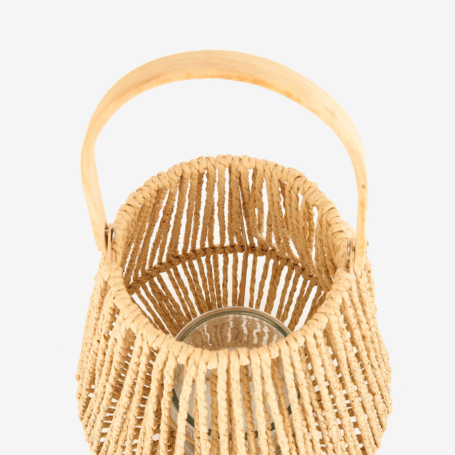 Farol de cuerda Ø24x29cm