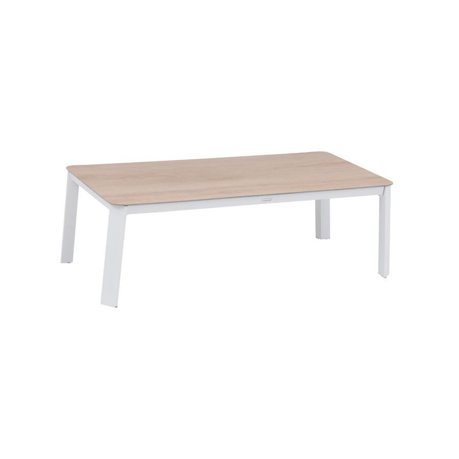 Set de jard&iacute;n de 4 piezas de aluminio blanco Eubea