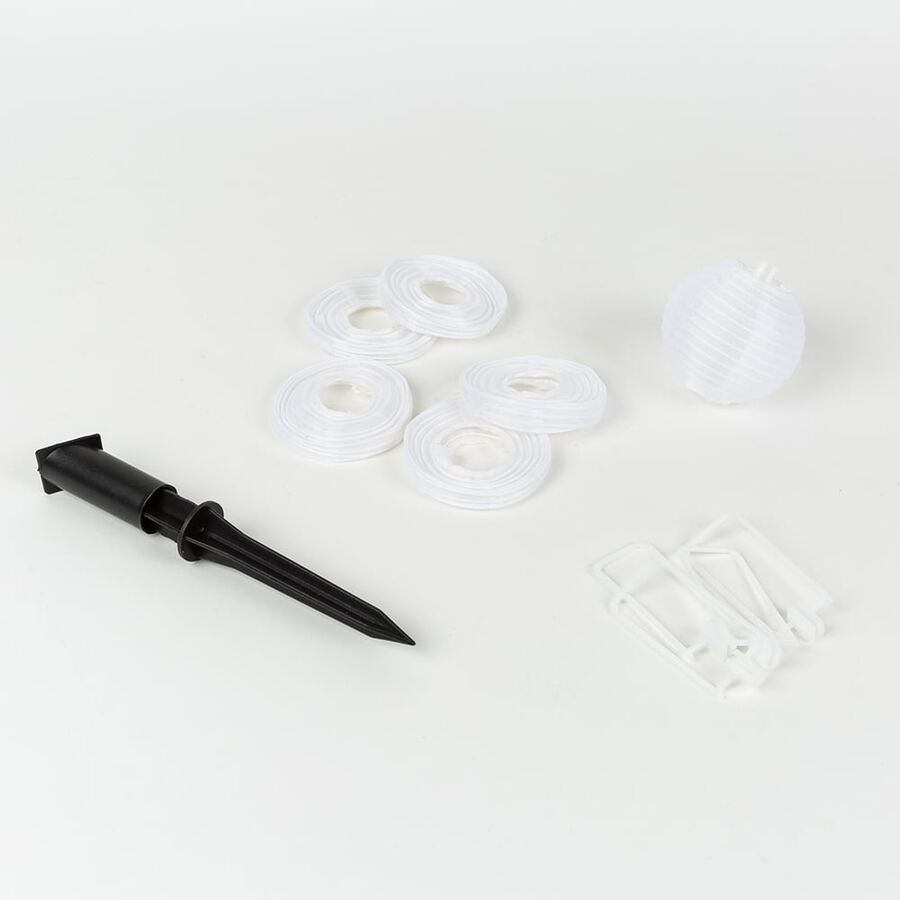 Guirnalda solar de 10 bolas en varios modelos 170cm