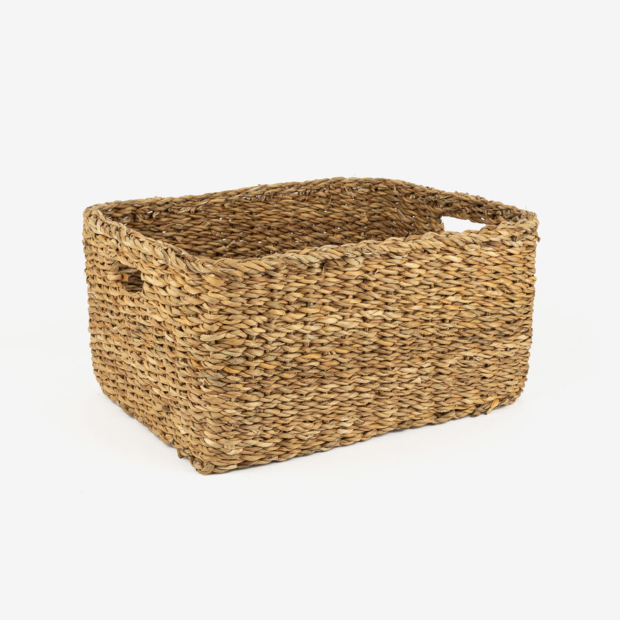Cesta rectangular Typha Sahid 34x26x18cm