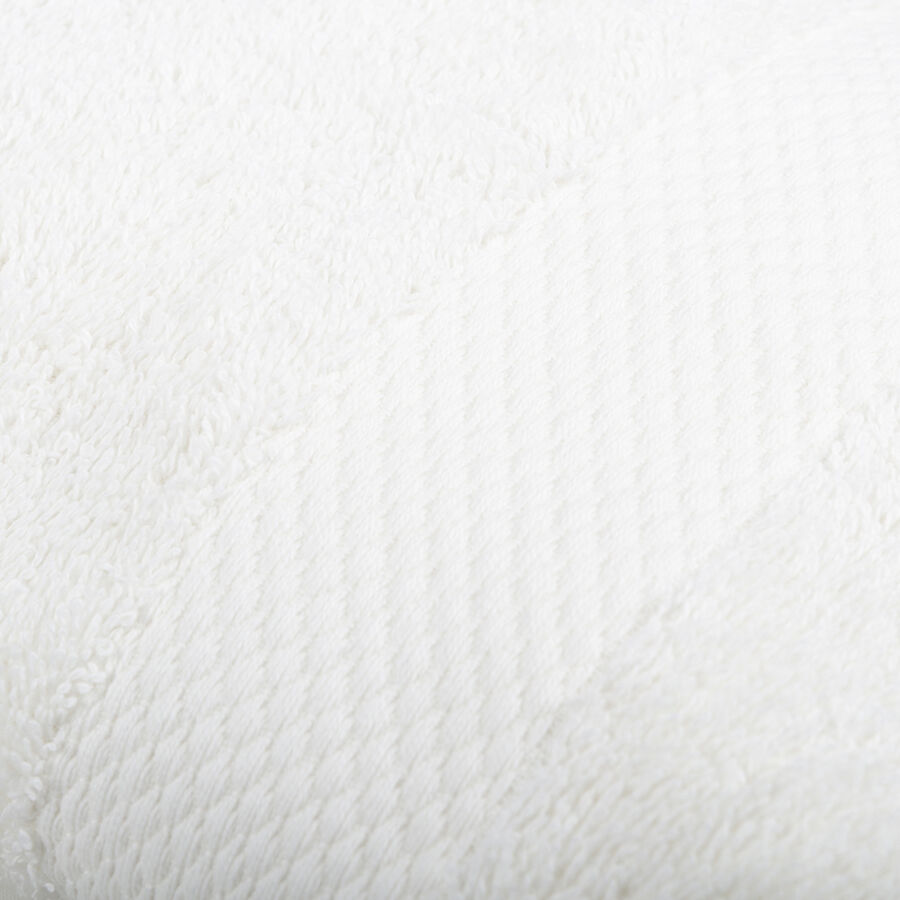 Toalla de lavabo de algodón blanco cálido Vic 50x100cm - 500 gr/m²