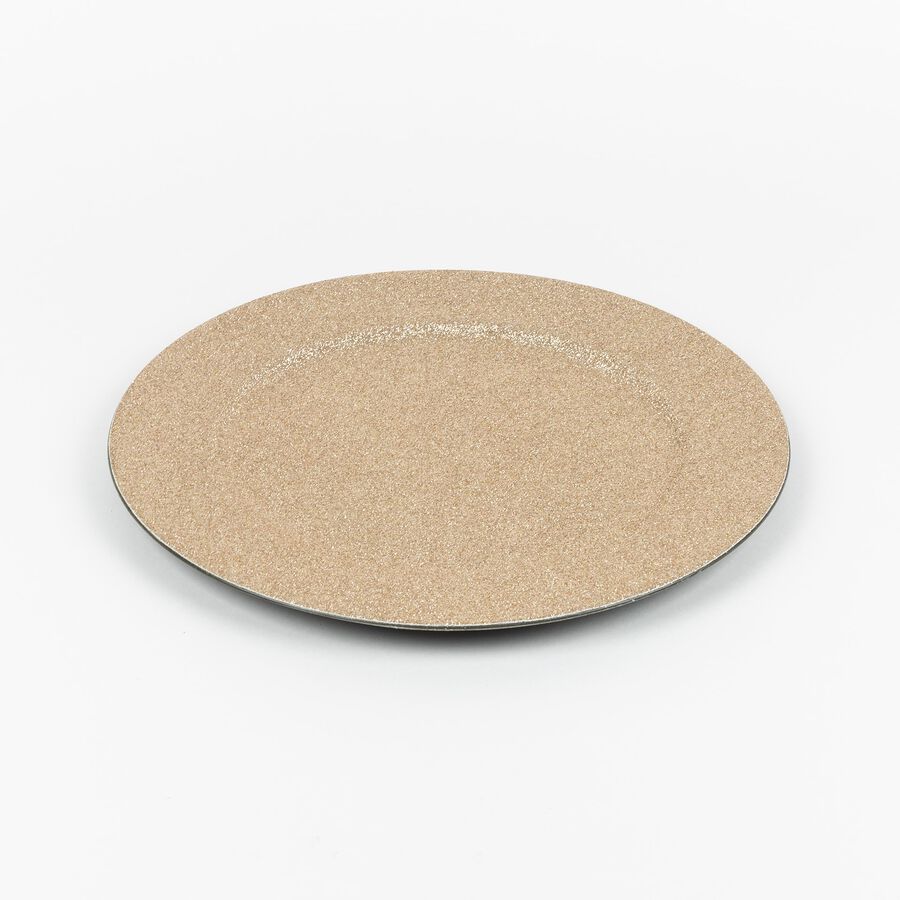 Bajoplato de purpurina Banff &Oslash;33cm