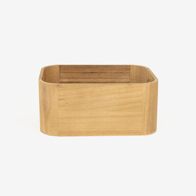 Cesta de madera Kiri 24x16x11cm