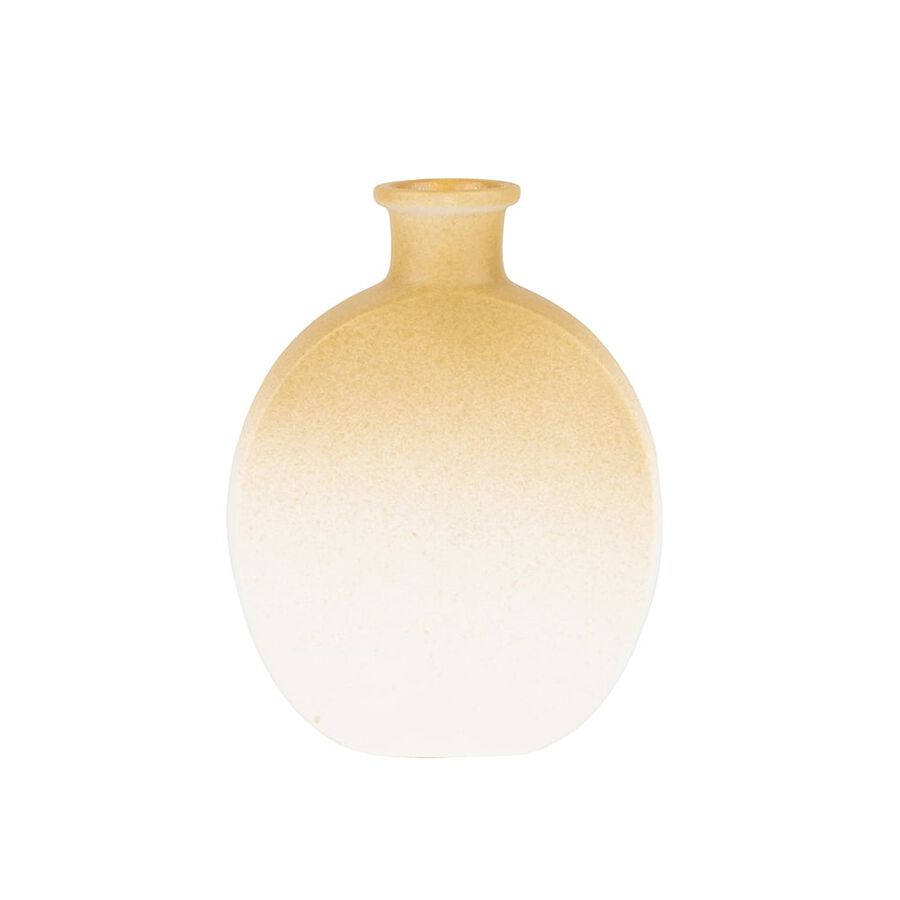 Jarr&oacute;n de cer&aacute;mica marr&oacute;n Blur Cannelle 20cm Clau&Chloe