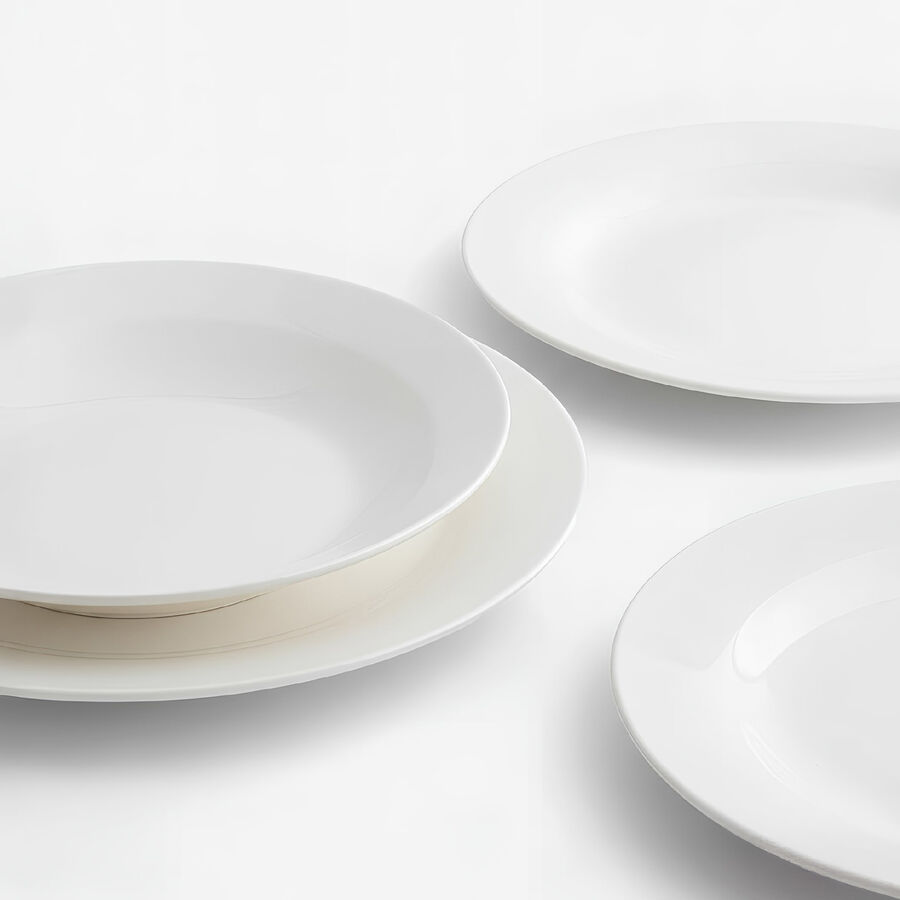 Plato postre porcelana blanca Vetra &Oslash;20cm