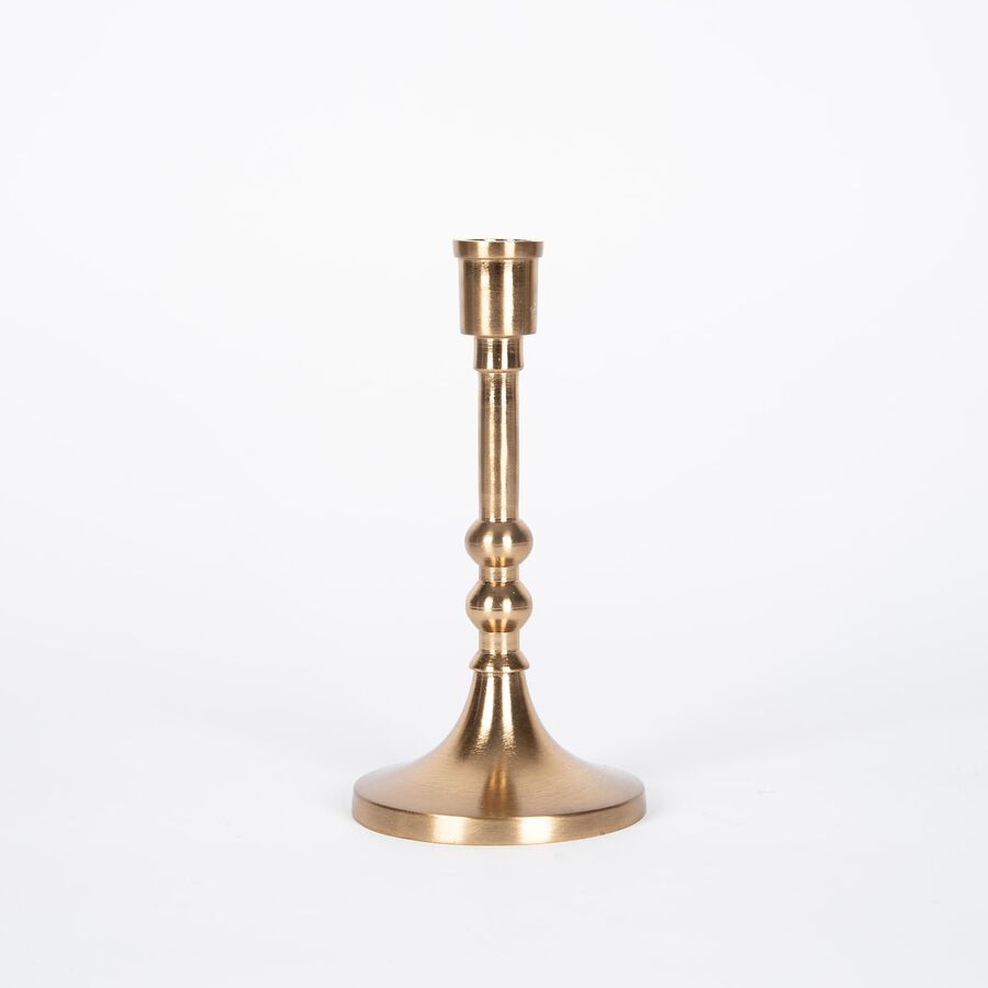 Candelabro de aluminio dorado Altin 18cm