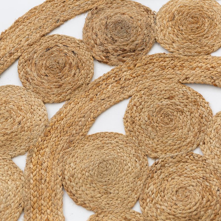 Alfombra redonda de yute Ieray &Oslash;150cm