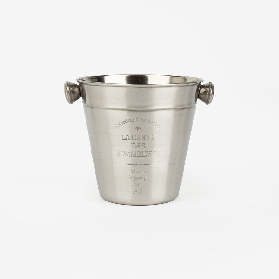 Cubitera con asas cromada Ø16,5x13,5