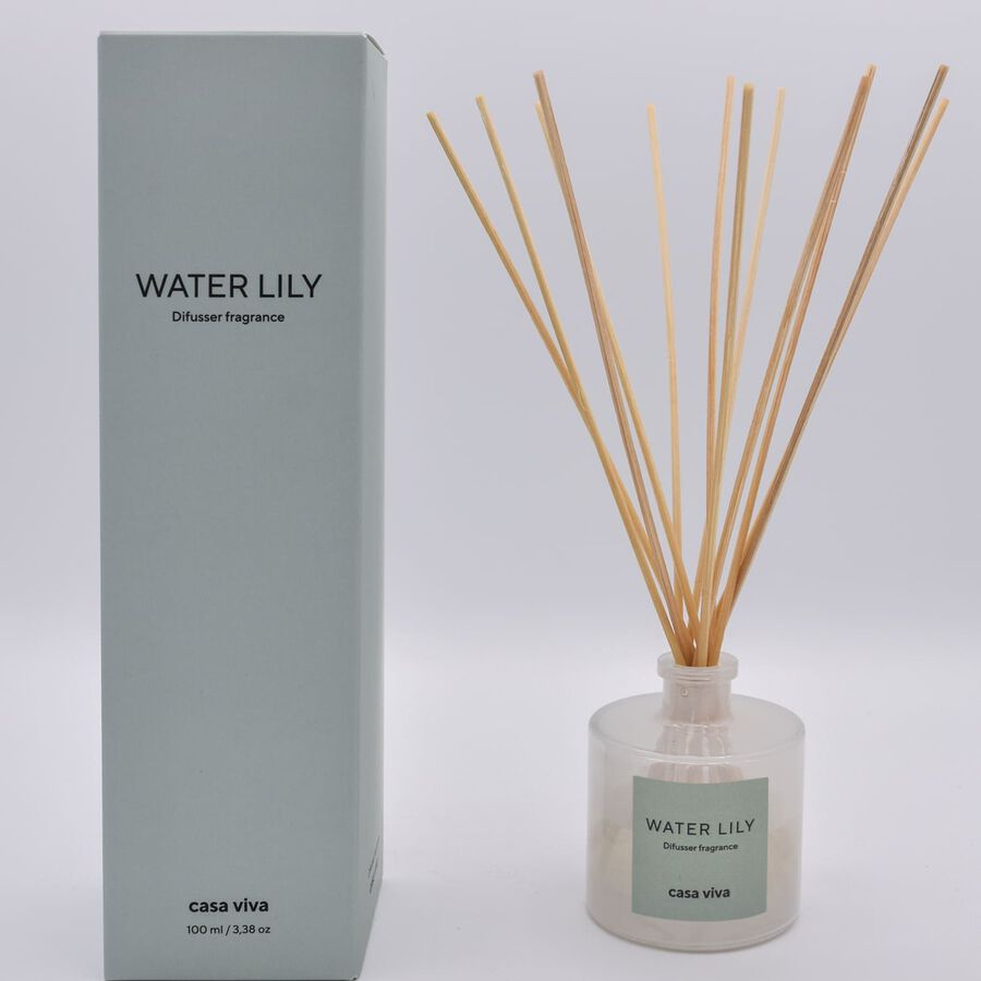 Ambientador en mikado Water Lily 100ml Casa Viva