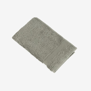 Toalla de tocador de algodón gris oscuro Vic 30x50cm - 500 gr/m²