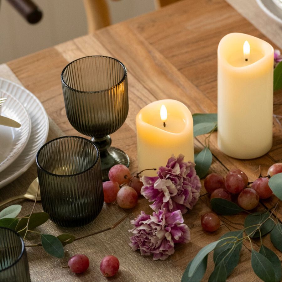 Vaso de cristal verde Samba 26cl