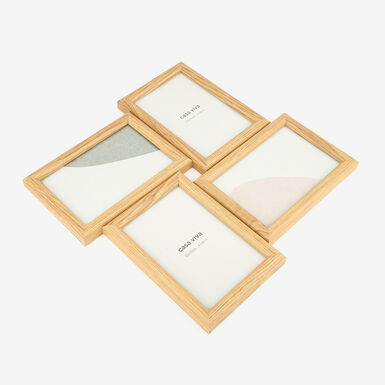 Marco de madera con 4 fotos de 10x15cm