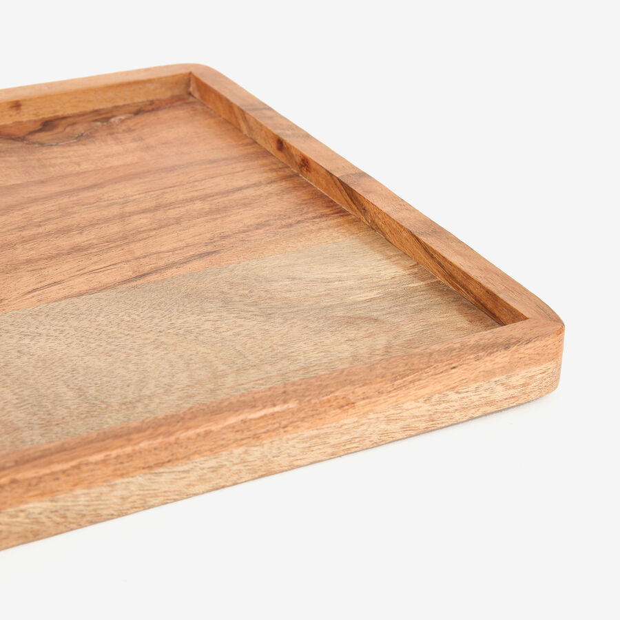 Bandeja de madera de acacia 30x20cm