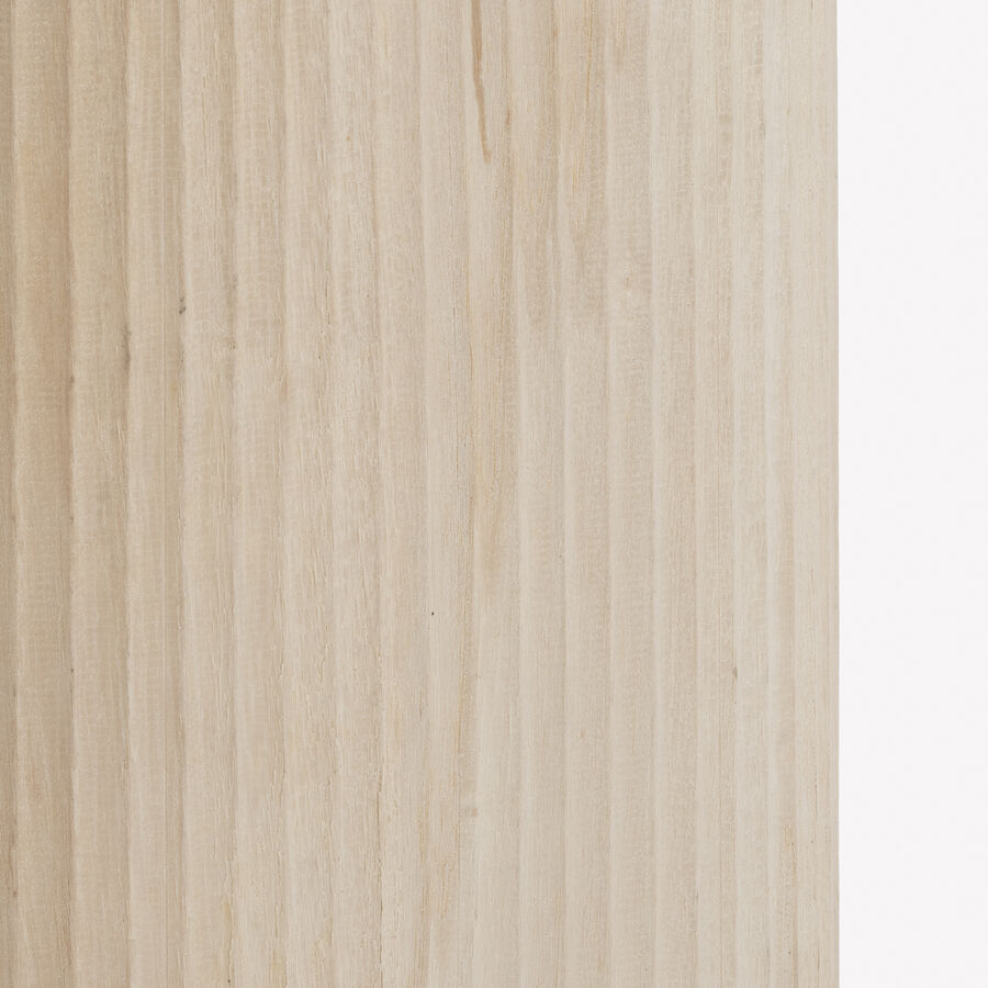 Mesa auxiliar de madera de paulownia 47x37x47,5cm