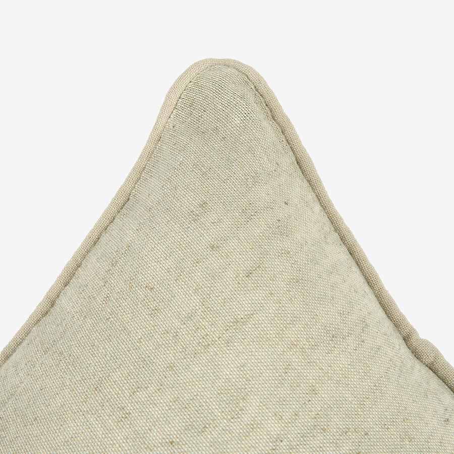 Funda de cojín de lino gris 60x60cm