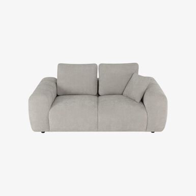 Sofá de 2 plazas de chenilla beige Hank 196x100x87 Clau&Chloe