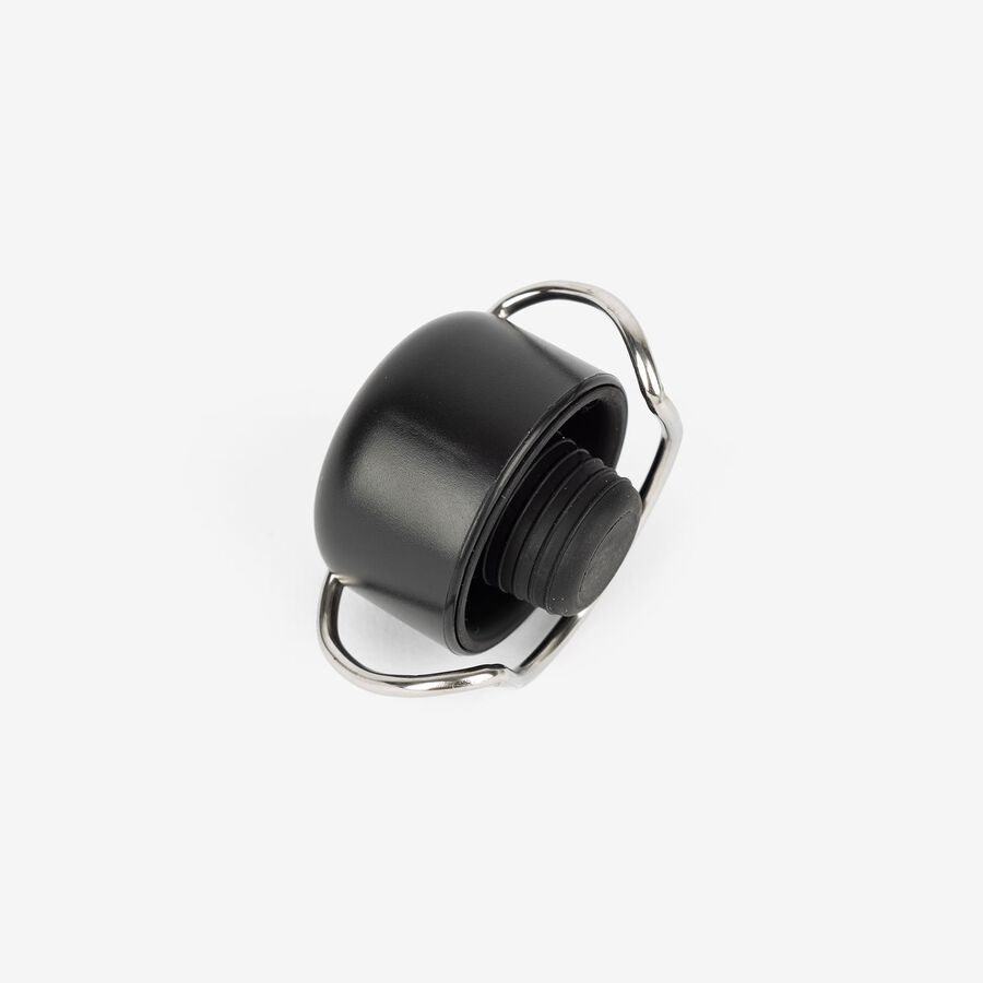 Tapón botella vino/cava negro acero inox