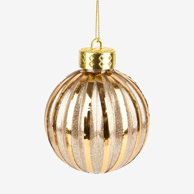 Bola decorativa dorada Ø8cm en varios modelos