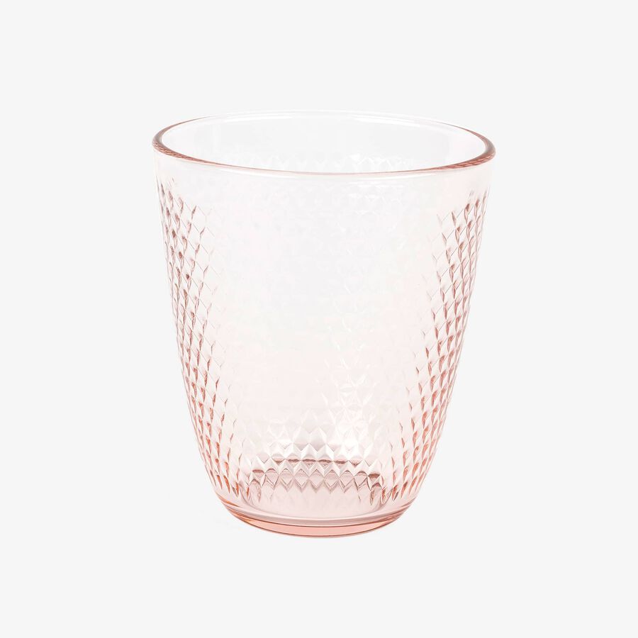 Vaso rosa concepto Pampille Luminarc 31cl