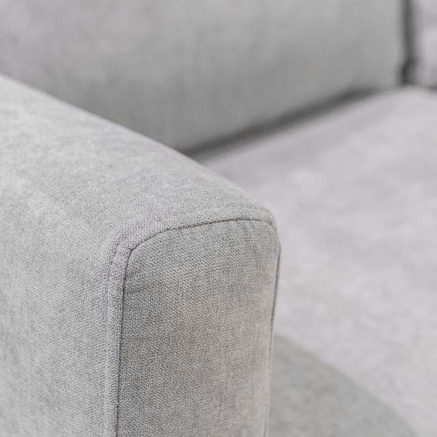 Sof&aacute; gris Lido 175x92x99cm