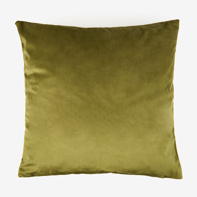 Funda de cojín velvet verde 45x45cm
