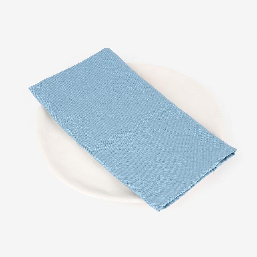 Conjunto de dos servilletas azules de algod&oacute;n Glace 43x43cm