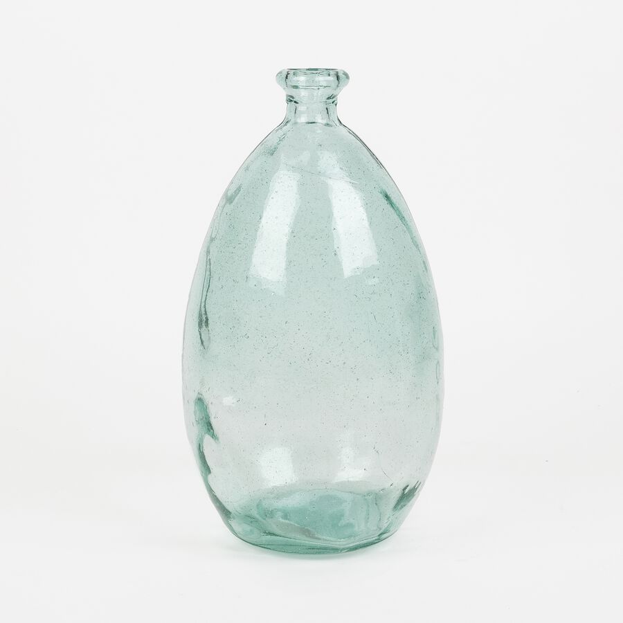 Jarrón de vidrio reciclado Mijas 30cm