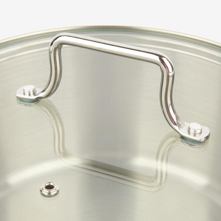 Cacerola de acero inoxidable con tapa Birta &Oslash;22cm - 3,85L