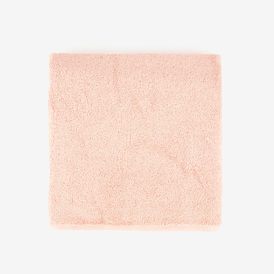 Alfombra de baño de algodón rosa Vic 70x50cm