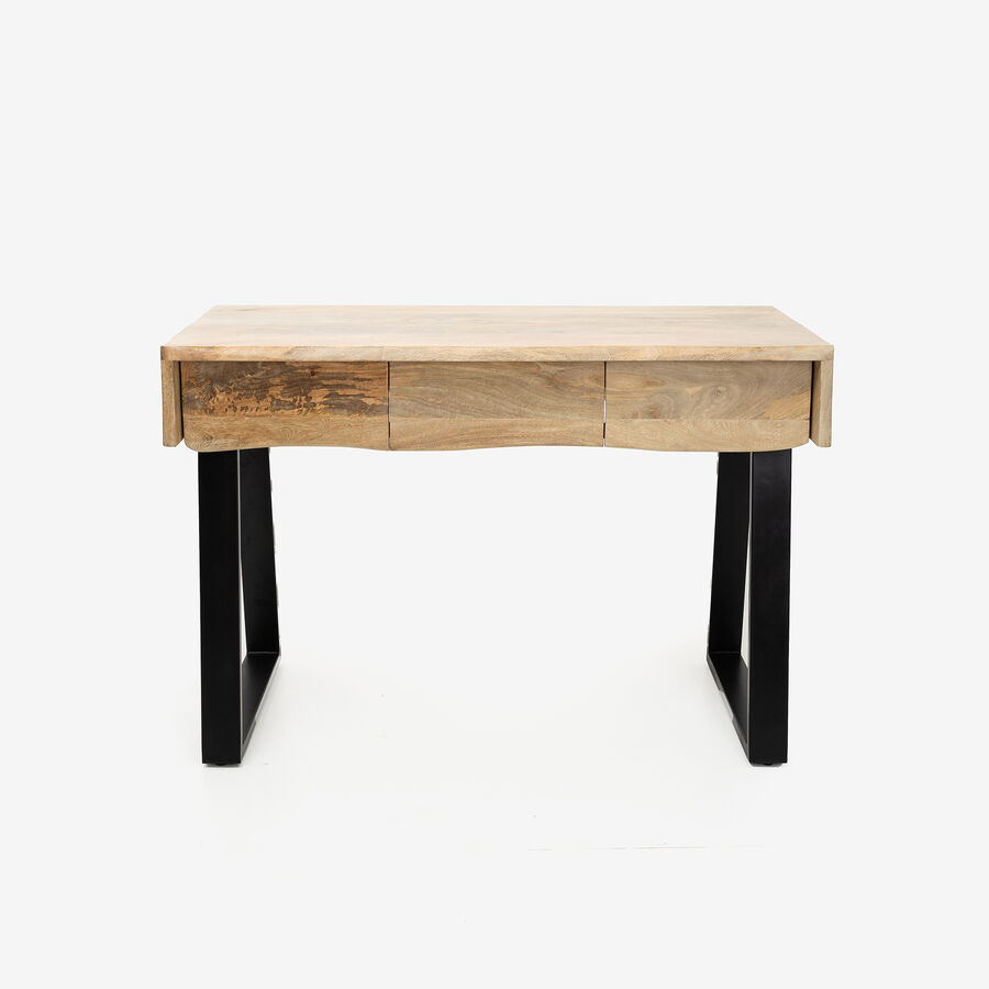 Escritorio de madera de acacia Jaipur 120x60x80cm