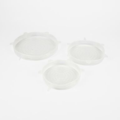 Juego de 3 tapas de silicona 6,5 - 14,5 - 20,5cm