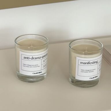 Vela aromática Anti-Drama Queen 200g Ø9x10cm Clau&Chloe