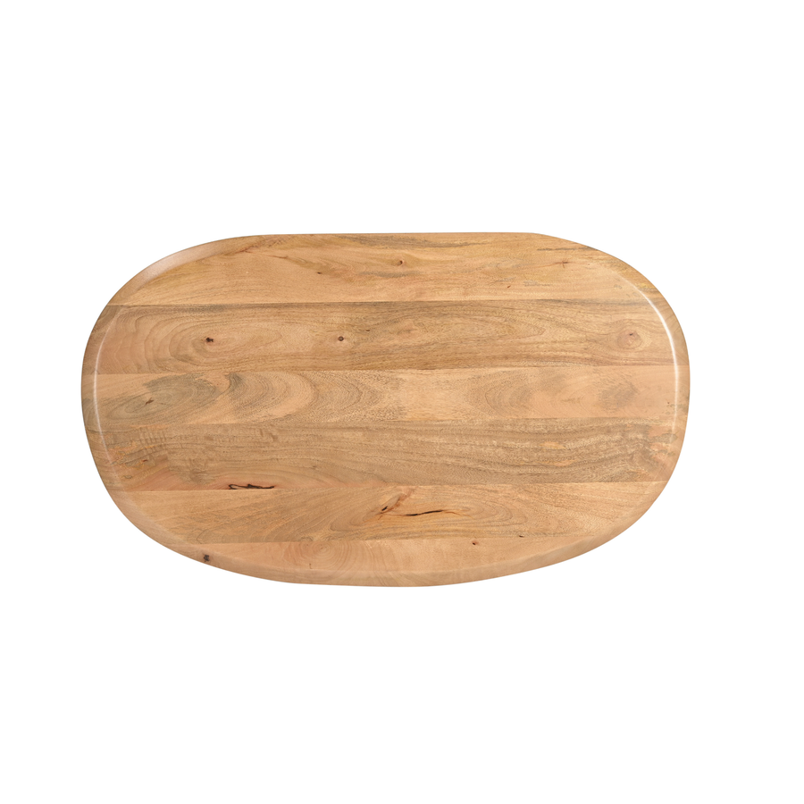 Mesa de centro de madera de mango Aero 120x70x48cm Clau&Chloe