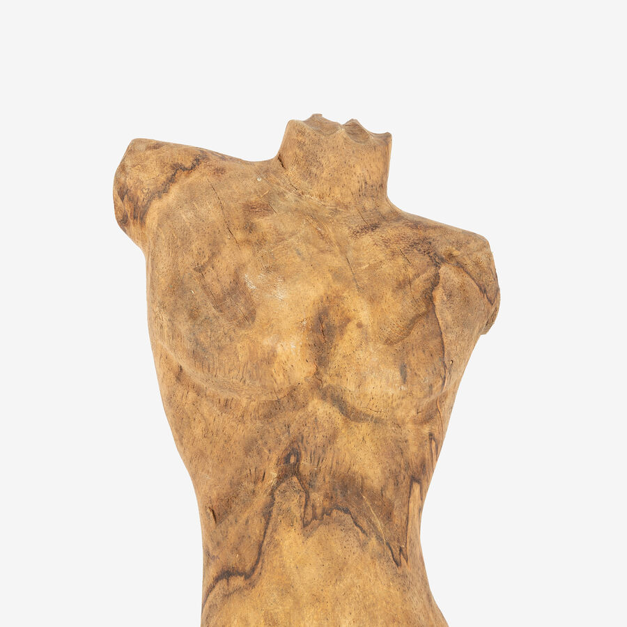 Figura decorativa de madera de mango Body Sir 38,5cm