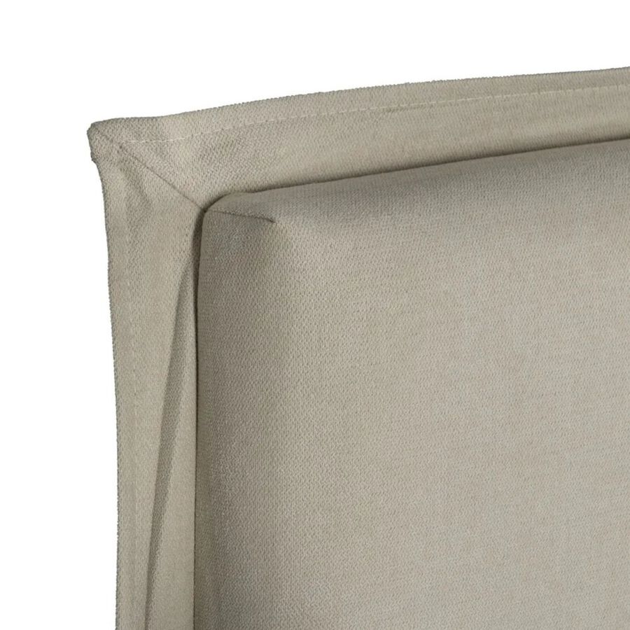 Cabecero tapizado desenfundable beige 190x8x100cm