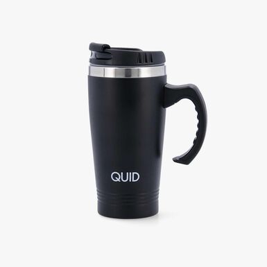 Mug termo con asa acero inox negro Konua 45cl