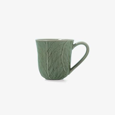 Mug de col  verde de porcelana Huerta 40cl 