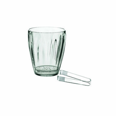 Cubitera con pinzas transparente 16x14cm