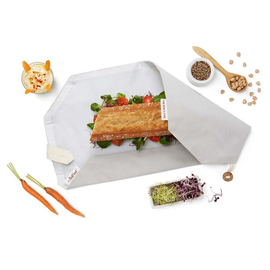 Portabocadillos Boc’n Roll BIO color gris