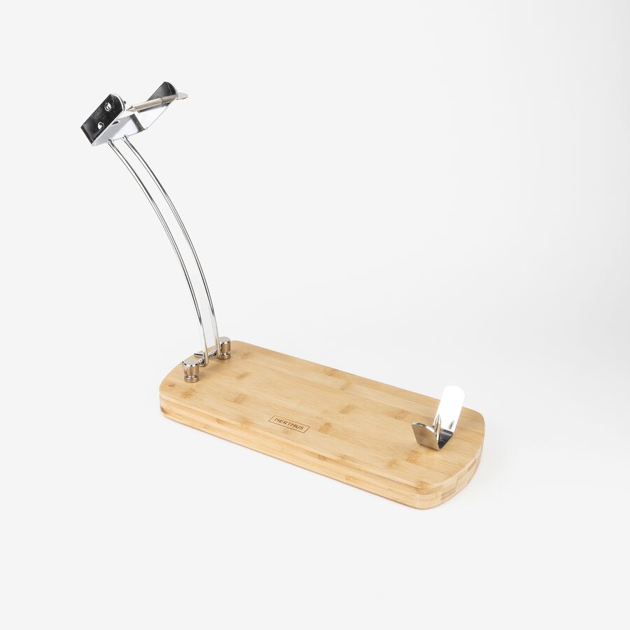 Jamonero plegable acero y bambú Vin Bouquet