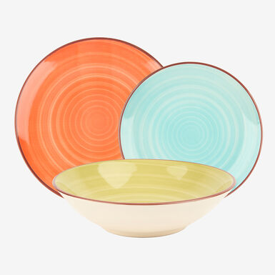 Vajilla de 18 piezas de gres Catoira