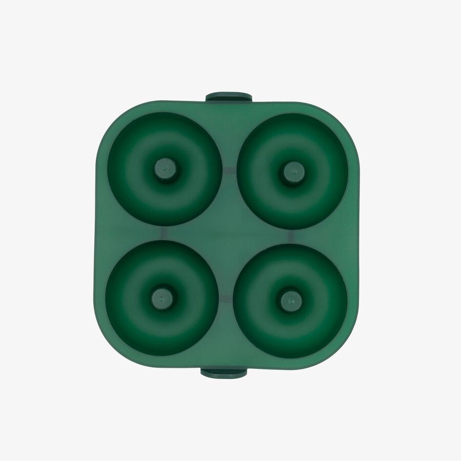 Molde de 4 donut de airfryer verde de silicona Terrae