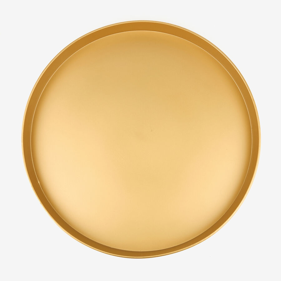 Centro de mesa dorado Ø32x3cm