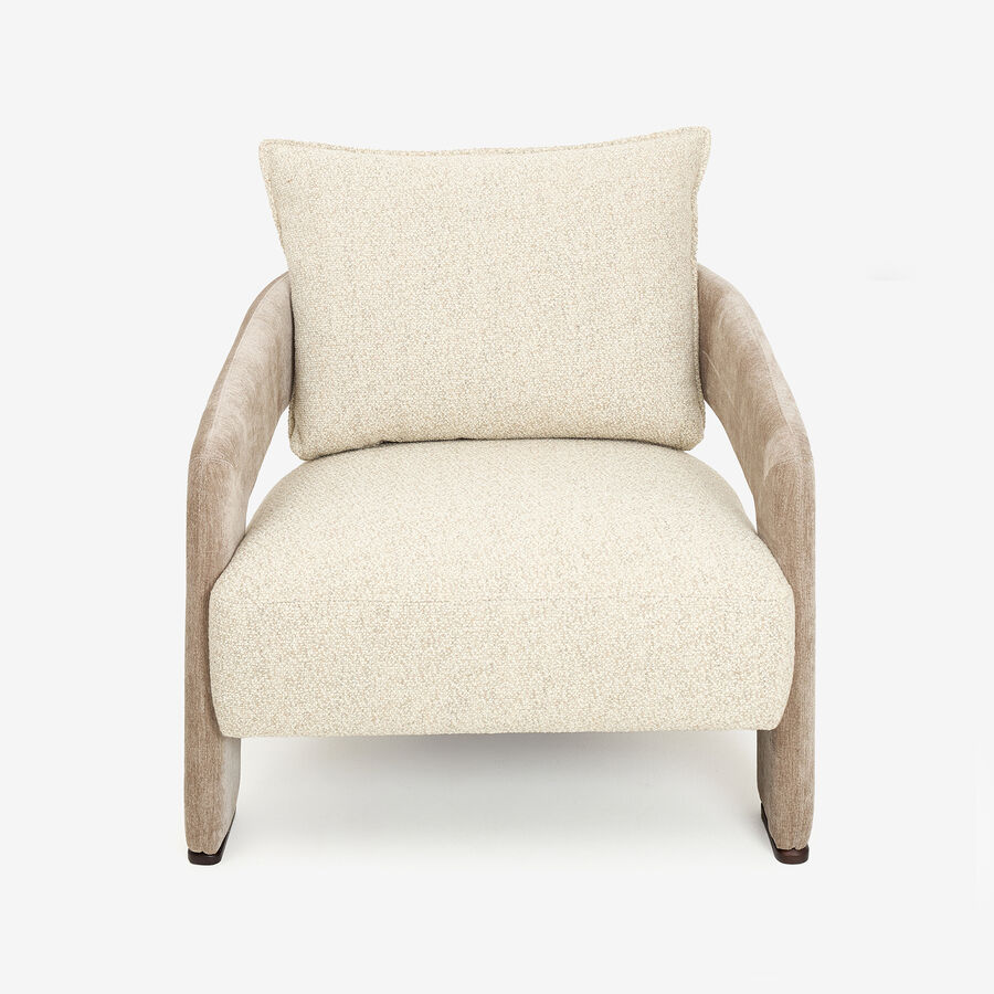 Butaca beige Regina 83x82x69cm Clau&Chloe