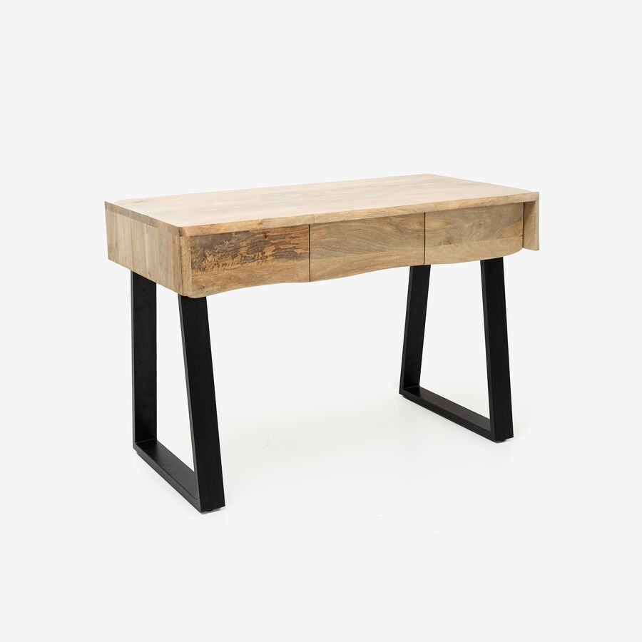 Escritorio de madera de acacia Jaipur 120x60x80cm