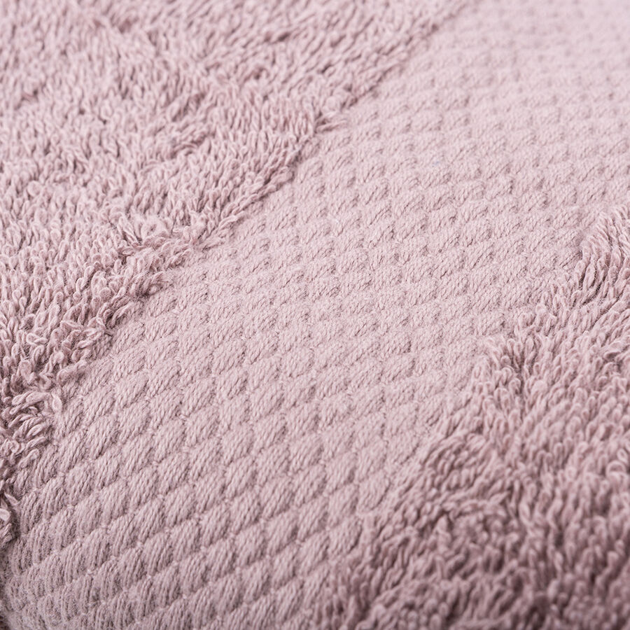 Toalla de lavabo de algodón berenjena Vic 50x100cm - 500 gr/m²