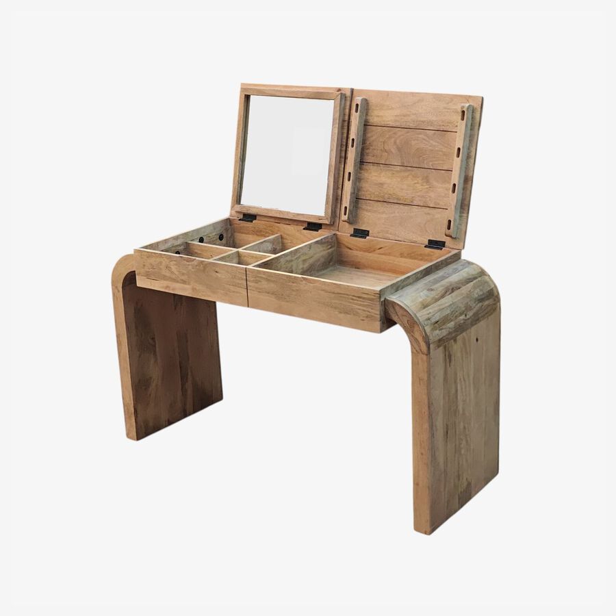 Escritorio de madera de mango Ilan 130x50x80cm Clau&Chloe