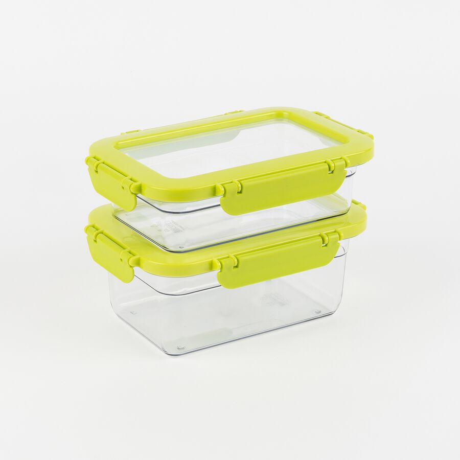 Táper de polipropileno rectangular hermético Samba 18,5x13x7,5cm - 1L